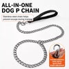 One-Piece Stainless Steel Chain Slip Lead for Dogs