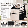 Breathable Pet Carrier Backpack for Cats and Small Dogs