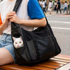 Breathable Mesh Crossbody Pet Carrier for Cats & Small Dogs