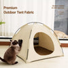 Enclosed Portable Cat Tent Bed