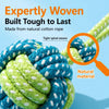 Interactive Rope Dog Toy for Chew and Tug Play