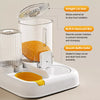 Automatic Pet Feeder & Water Dispenser with Dual Bowls