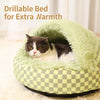 Semi-Enclosed Pet Bed for Cats and Dogs