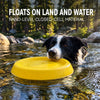 Floating Dog Frisbee Toy for Fetch, Training, and Water Play