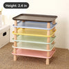 Elevated Pet Bowl Stand with Wood Legs