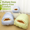 Covered House-Style Pet Bed for Cats and Small Dogs