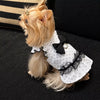Polka Dot Flutter-Sleeve Pet Dress for Small Dogs & Cats