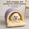 Removable Washable Semi-Enclosed Cat & Dog Bed