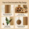 Cat Scratching Post with Interactive Treat Toy
