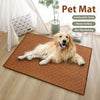 Woven Rattan Pet Mat with Foam Padding for Cats and Dogs