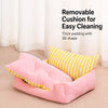 Padded Pet Bed for Cats and Small Dogs