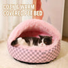 Semi-Enclosed Pet Bed for Cats and Dogs