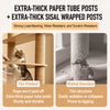 Large Solid Wood Cat Tree with Enclosed Capsule Spaces