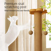 Vertical Sisal Cat Scratching Post and Cat Tree