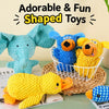 Plush Squeaky Animal Toy for Dogs & Cats