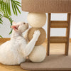 Low-Profile Cat Tree with Sisal Scratching Post and Cat Bed