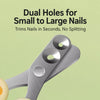 Cat Nail Clippers with Dual-Size Openings
