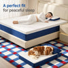 Memory Foam Pet Bed Mat for Small Dogs, Removable & Washable