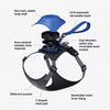 Nylon Dog Harness and Leash Combo
