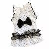 Polka Dot Flutter-Sleeve Pet Dress for Small Dogs & Cats