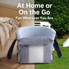Canvas Front-Seat Pet Car Bed for Small Dogs & Cats