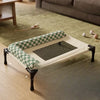 Portable Elevated Pet Bed with Breathable Mesh for Dogs and Cats