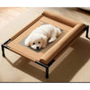 Portable Elevated Pet Bed with Breathable Mesh for Dogs and Cats