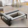 Portable Elevated Pet Bed with Breathable Mesh for Dogs and Cats