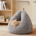 Enclosed Chicken-Shaped Plush Cat Bed