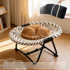 Foldable Elevated Pet Cot Bed for Cats and Dogs