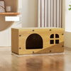 Corrugated Cardboard Cat Scratcher House