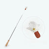 Telescoping Cat Teaser Wand with Interchangeable Toy Heads