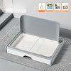 Dog Potty Tray with Wall Panel, Wire Grid, and Drawer