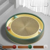 Large Round Kraft Paper Cat Scratcher Lounge with Play Balls