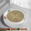 Large Round Kraft Paper Cat Scratcher Lounge with Play Balls
