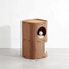 Multi-Level Cat Tree with Enclosed Bed and Scratching Board