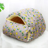 Covered Pet Bed with Open Entry for Cats and Small Dogs