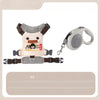 Adjustable Vest-Style Dog Harness with Leash