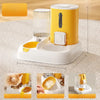 Automatic Pet Feeder and Water Dispenser with Dual Bowls