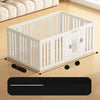 Indoor Pet Playpen with Door, Modular Panel Enclosure