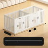 Indoor Pet Playpen with Door, Modular Panel Enclosure