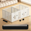 Indoor Pet Playpen with Door, Modular Panel Enclosure
