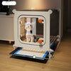 Indoor Small Dog Crate with Separate Toilet Tray